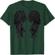Black Wings Back Tattoo Graphic Rock Heavy Metal Gothic T-Shirt - T-Shirt | Forest
