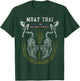 Twin Tiger Sak Yant Muay Thai Fighter Martial Art T-Shirt - T-Shirt | Forest