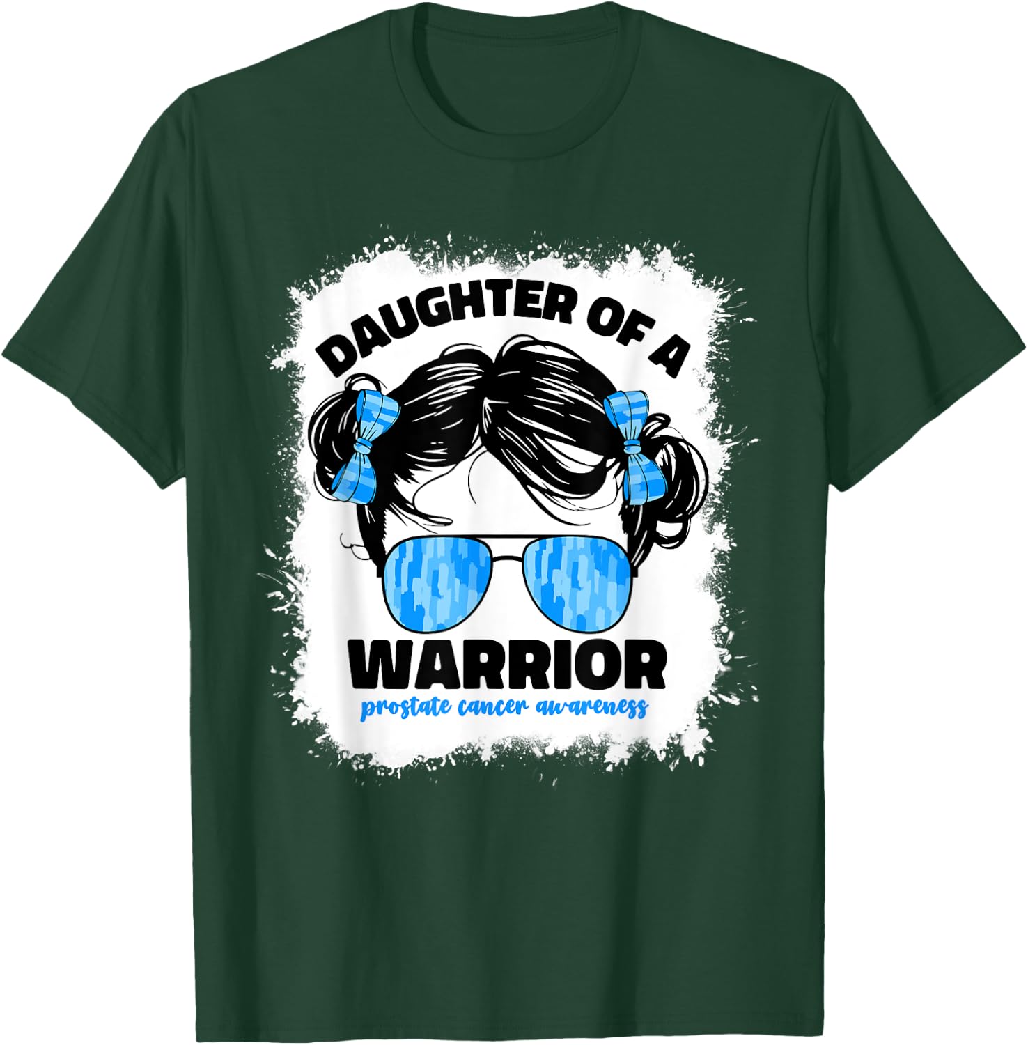 Daughter Of A Warrior Prostate Cancer Awareness Month Girls T-Shirt - T-Shirt | Forest