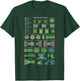 Nerdy Neural Networks Zoo Computer Programmer Teacher Geek T-Shirt - T-Shirt | Forest