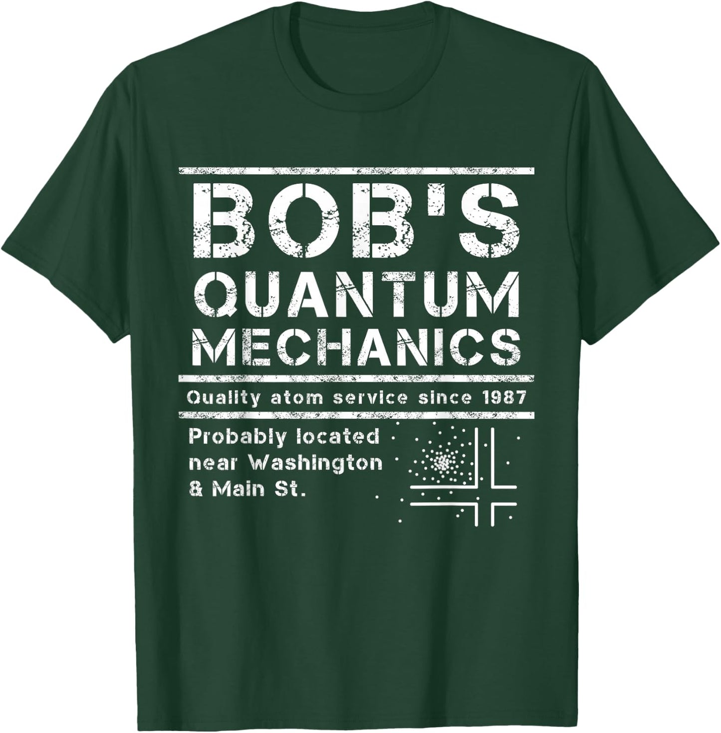 Funny Physics Theory of Quantum Mechanism - Physics T-Shirt - T-Shirt | Forest