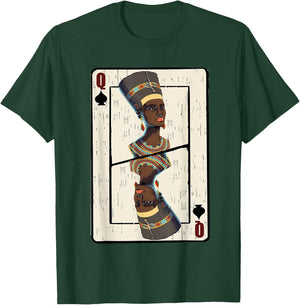 Queen Spades African American Card Halloween T-Shirt - T-Shirt | Forest