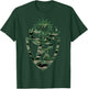 St. Hubert Hubertus Patron Saint of Hunter Deer Camo T-Shirt - T-Shirt | Forest
