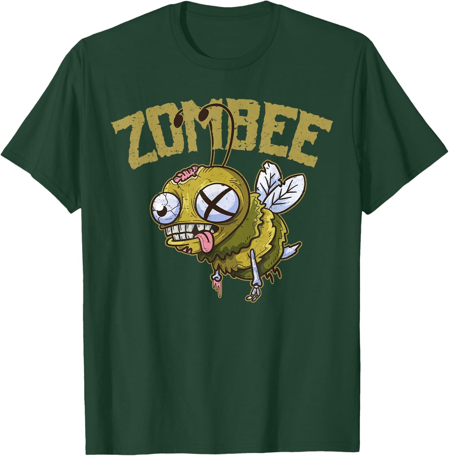 Zombies Flight of the Living Dead Honey Bee Zombee T-Shirt - T-Shirt | Forest