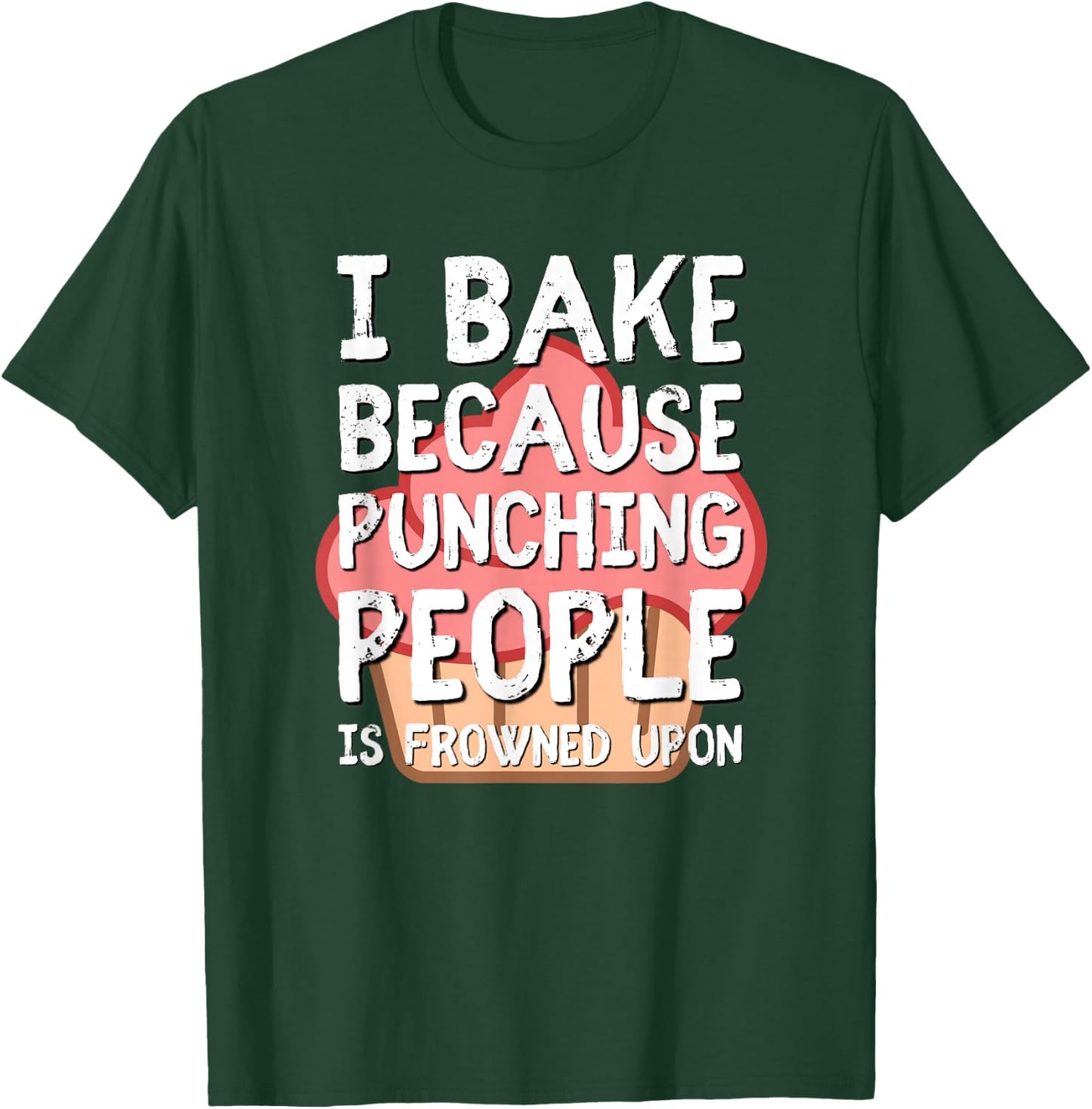 Funny Baking Shirt or Men or Love to Stress Bake T-Shirt - T-Shirt | Forest