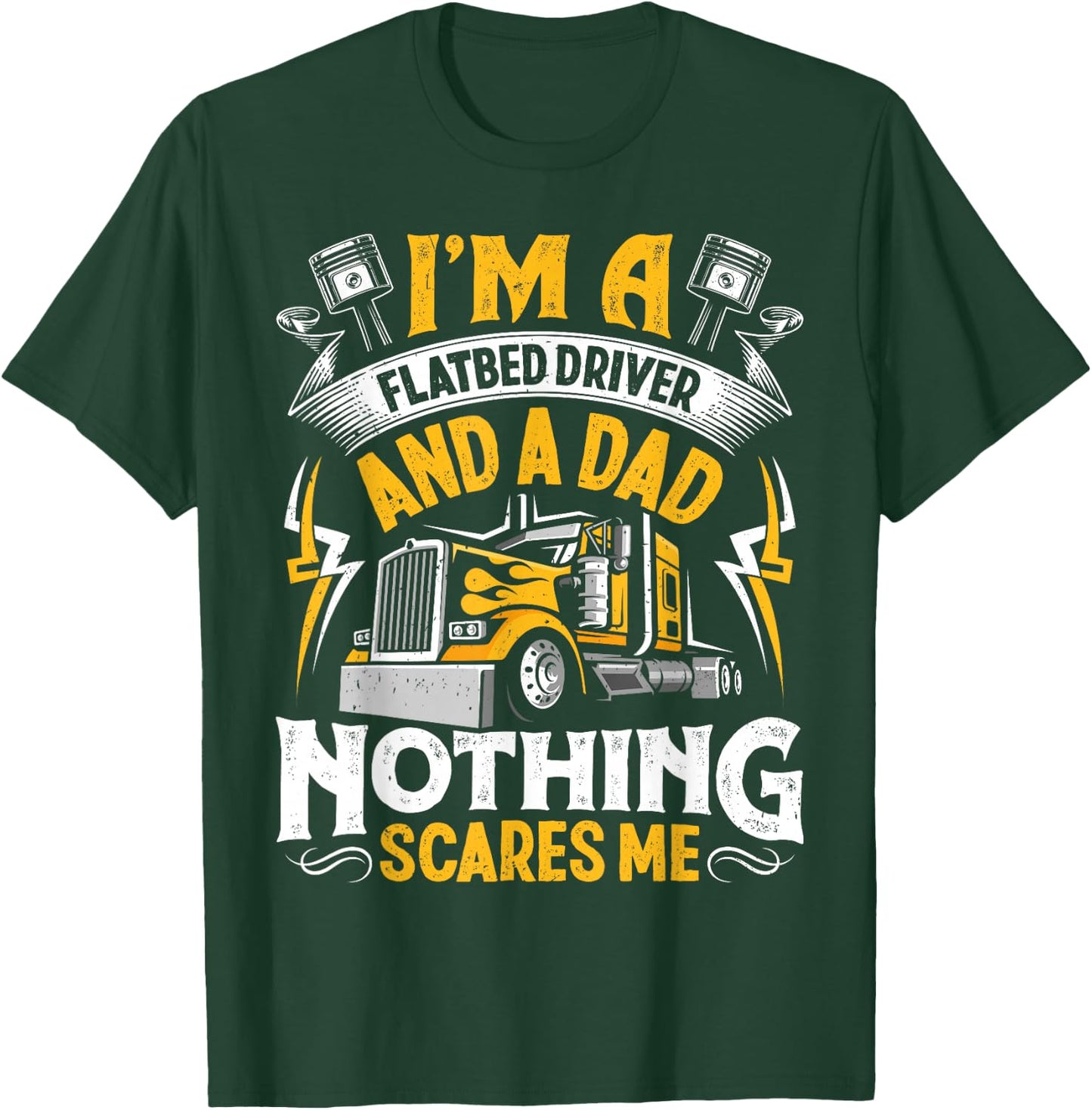 Flatbed Truck T-Shirt - T-Shirt | Forest
