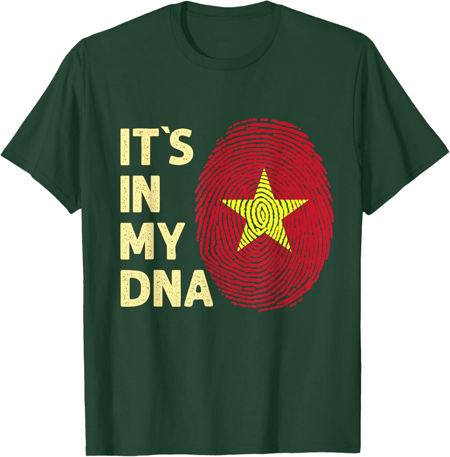 Vietnam in My DNA Vietnam Flag Team Vietnam T-Shirt - T-Shirt | Forest