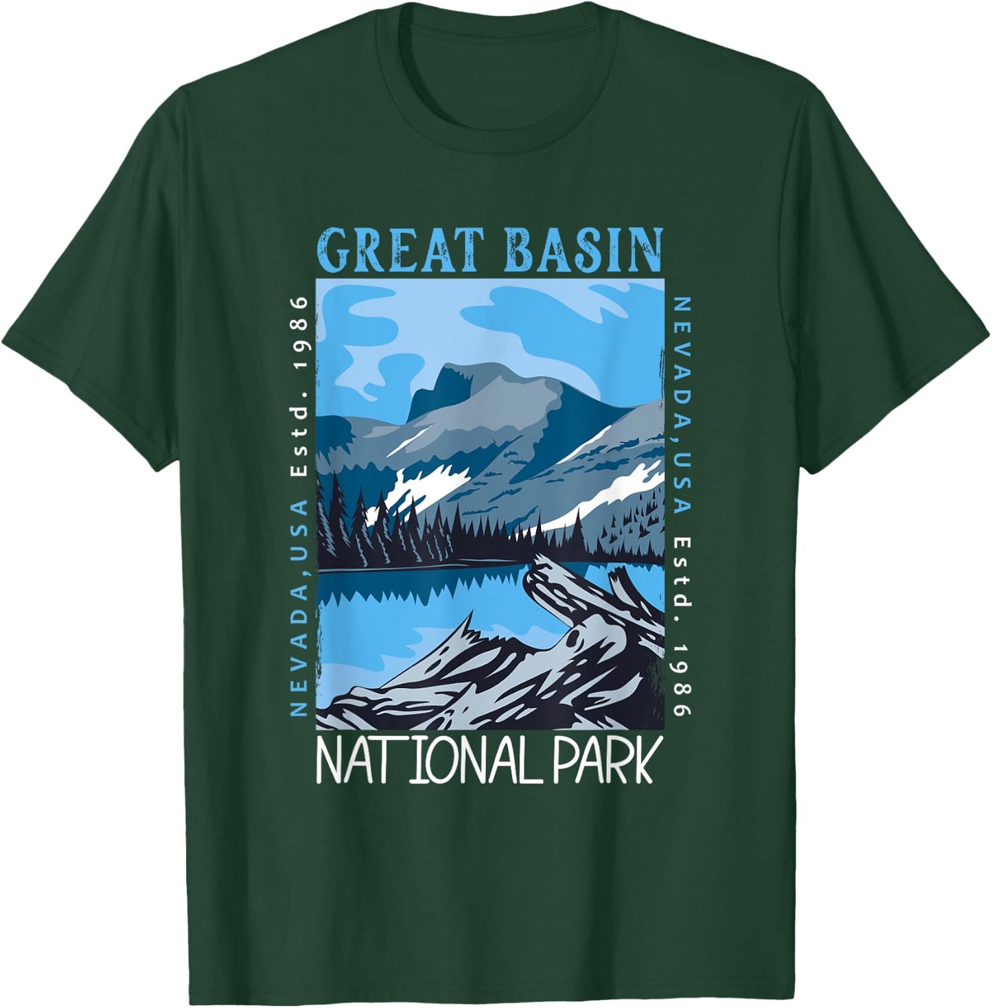Great Basin National Park Nevada Distressed Vintage T-Shirt - T-Shirt | Forest