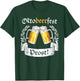Oktobeerfest Prost Oktoberfest German Beer Fest T-Shirt - T-Shirt | Forest