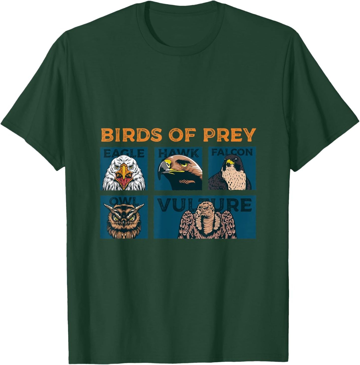 The Birds Of Prey Predator Animal Vulture T-Shirt - T-Shirt | Forest