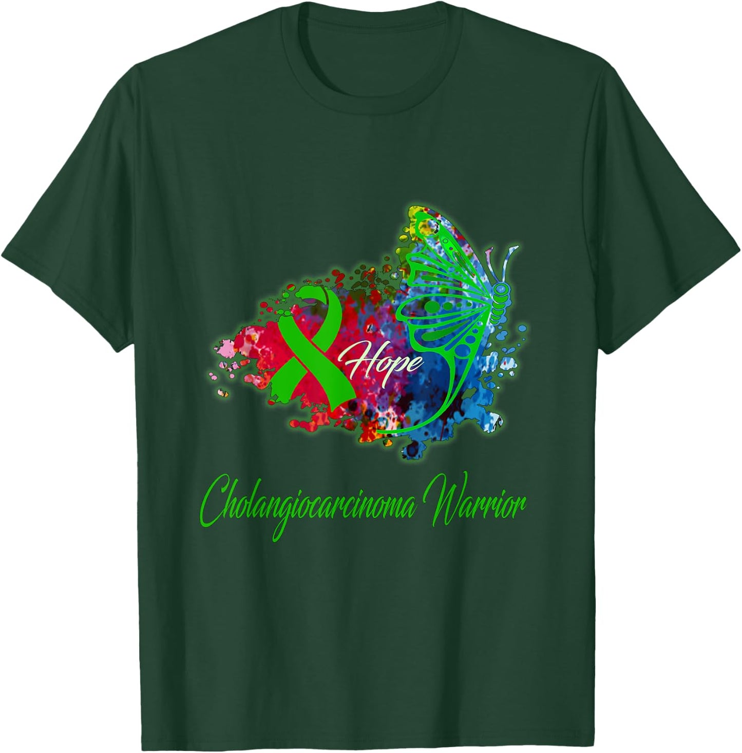 Cholangiocarcinoma Awareness T-Shirt - T-Shirt | Forest