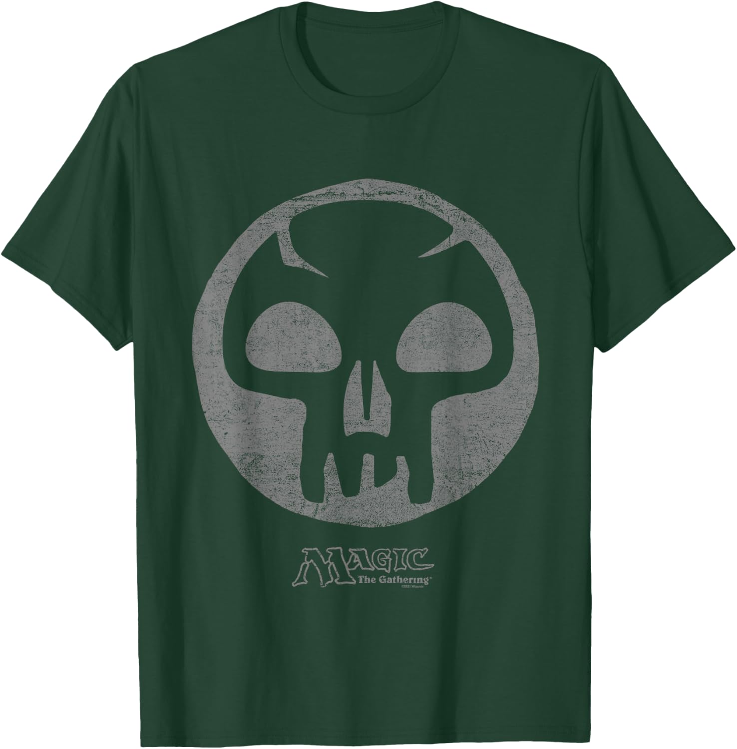Magic: The Gathering Black Mana T-Shirt - T-Shirt | Forest