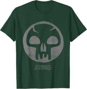 Magic: The Gathering Black Mana T-Shirt - T-Shirt | Forest