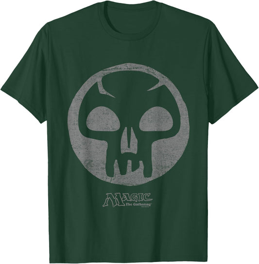 Magic: The Gathering Black Mana T-Shirt - T-Shirt | Forest