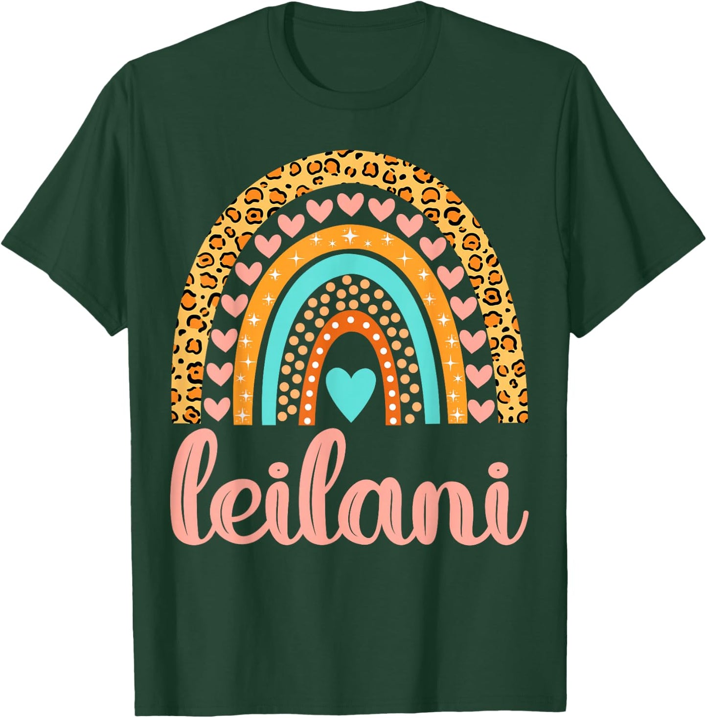 Leilani Leilani Name Birthday Shirt Gift T-Shirt - T-Shirt | Forest