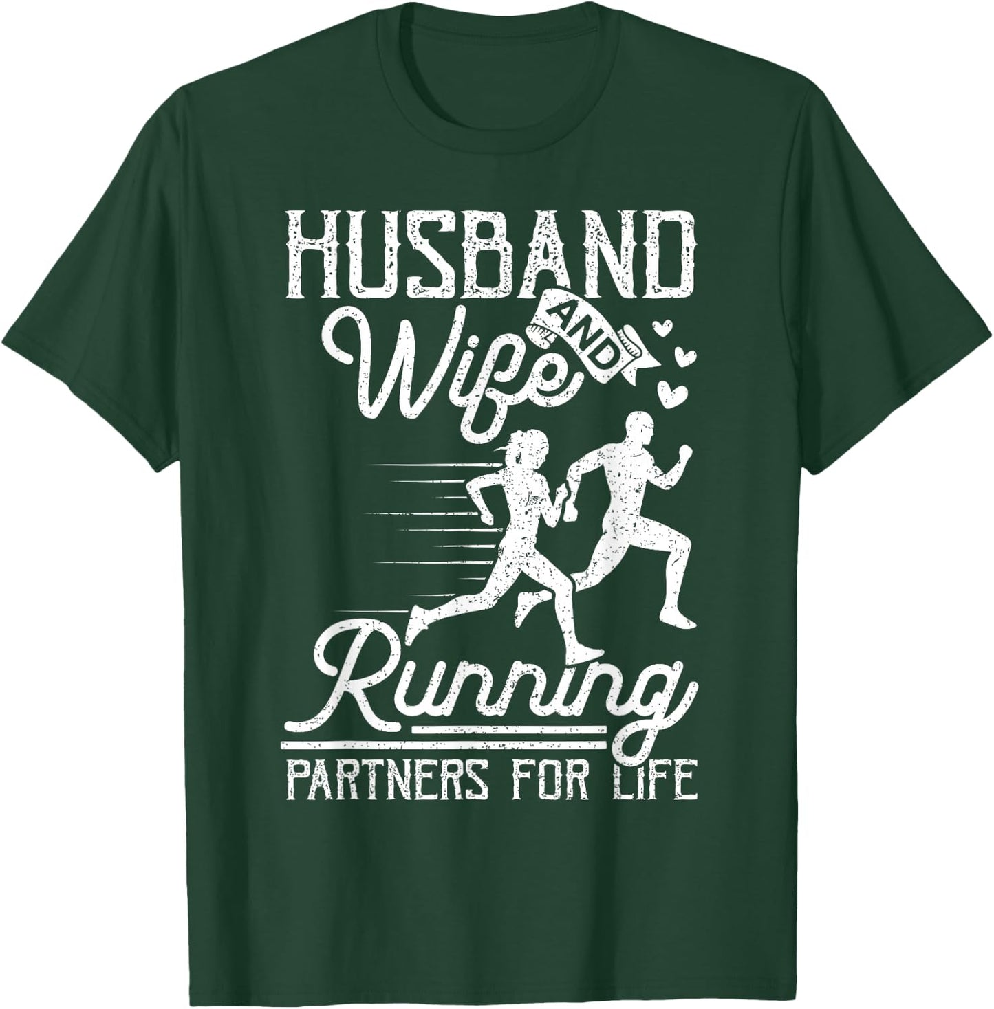 Fitness Running Shirt - Matching Couples Workout Outfits T-Shirt - T-Shirt | Forest