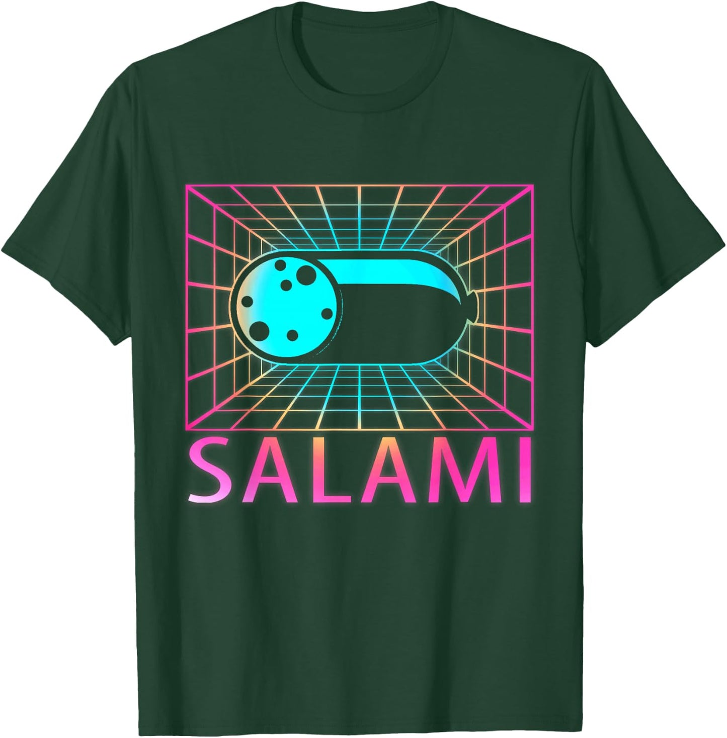 Salami Retro Gift T-Shirt - T-Shirt | Forest