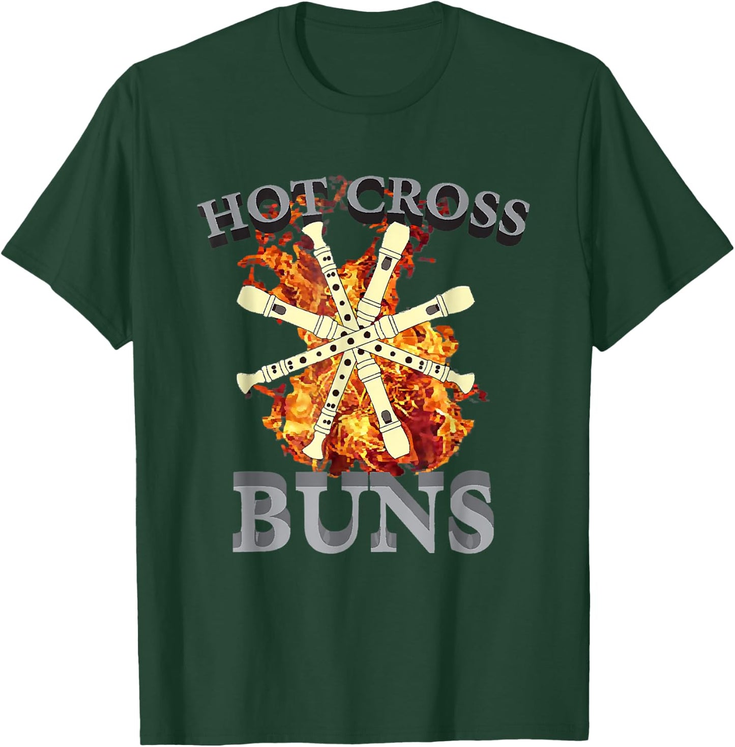 Hot Cross Buns pattern for dad T-Shirt - T-Shirt | Forest