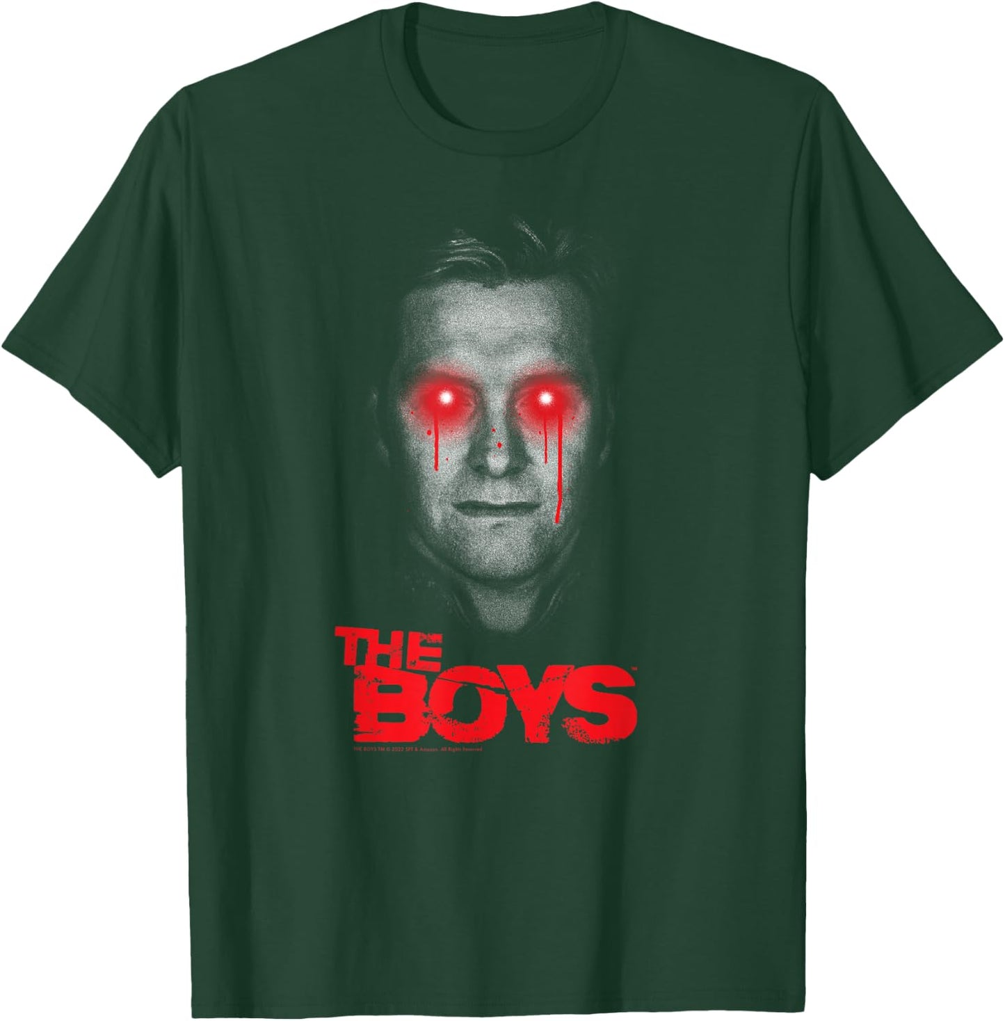The Boys Homelander Dripping Eyes Small T-Shirt - T-Shirt | Forest