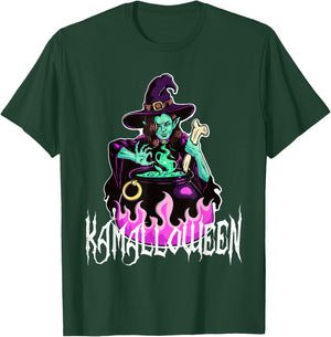 Kamalloween Funny Witch Kamala Harris Halloween Costume T-Shirt - T-Shirt | Forest