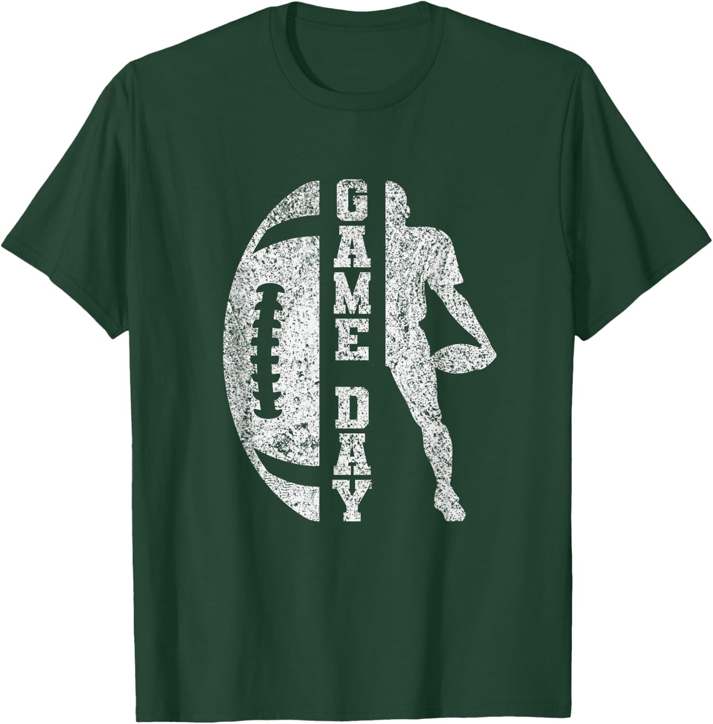 Game Day Football - Cute Football Top T-Shirt - T-Shirt | Forest