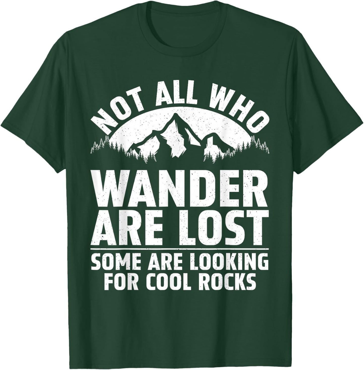 Rock Collecting Art Women Rockhound Rock Collector T-Shirt - T-Shirt | Forest