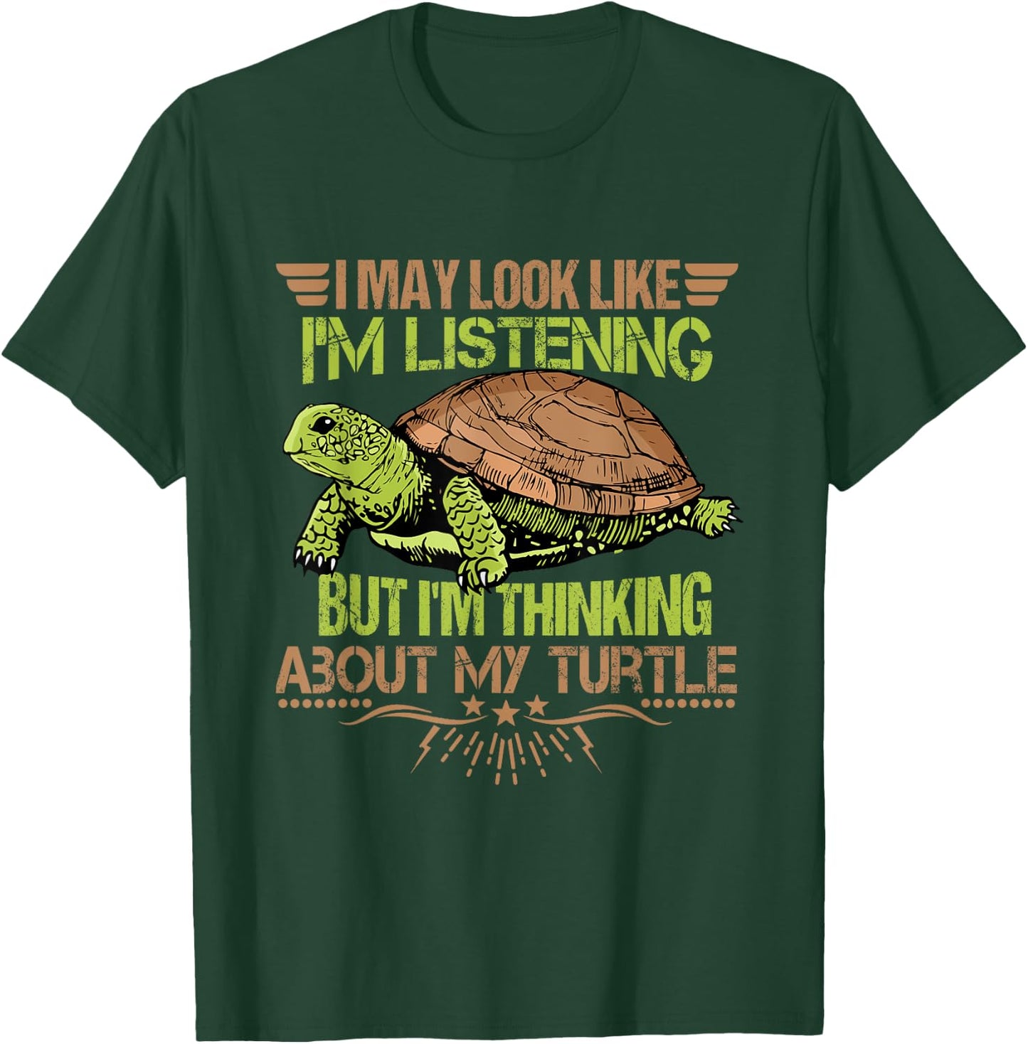 Turtle Lover Kids Tortoise Turtle Owner Men Turtle T-Shirt - T-Shirt | Forest