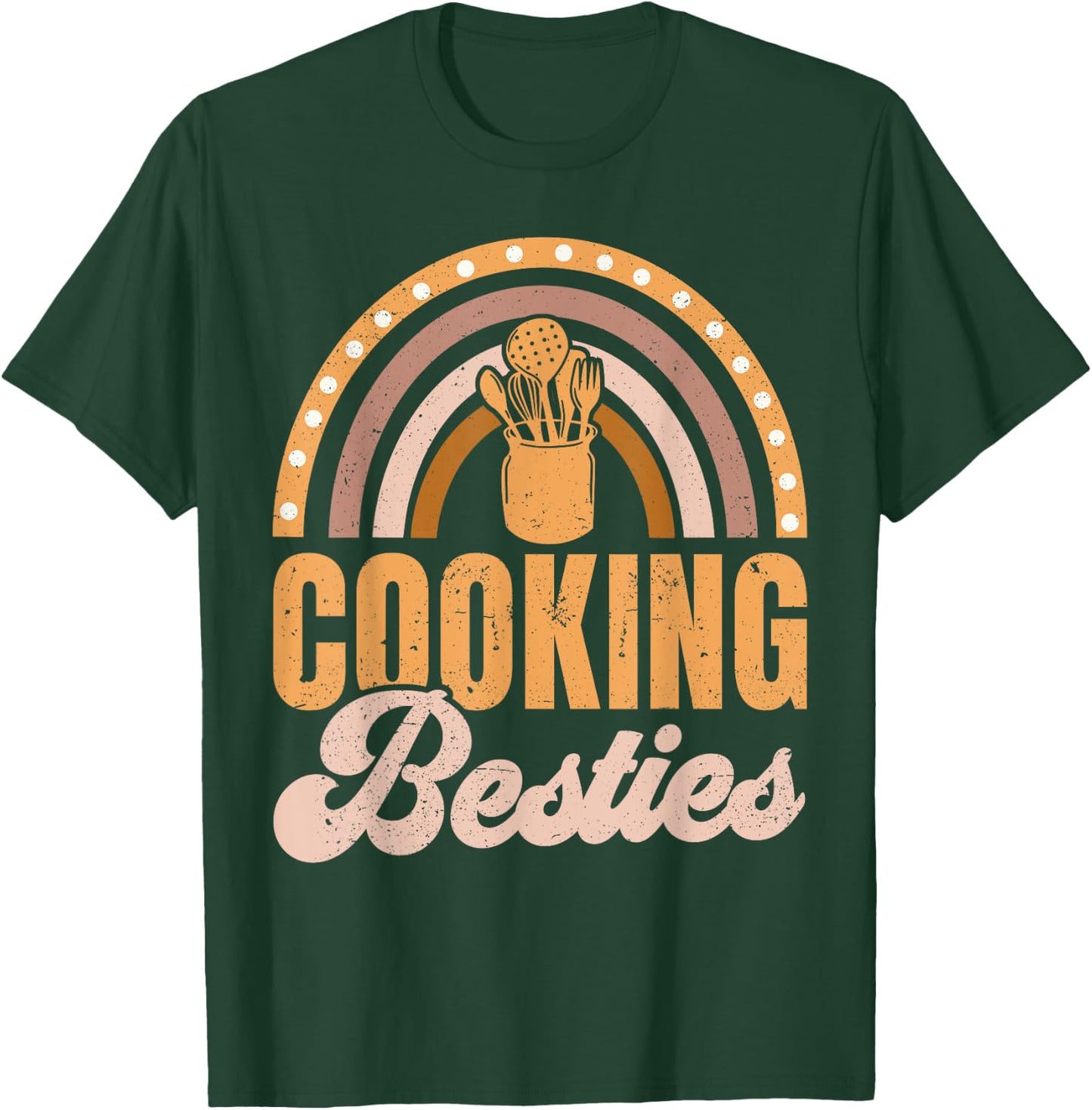 Cooking Besties BFF Best Friends Bestie T-Shirt - T-Shirt | Forest