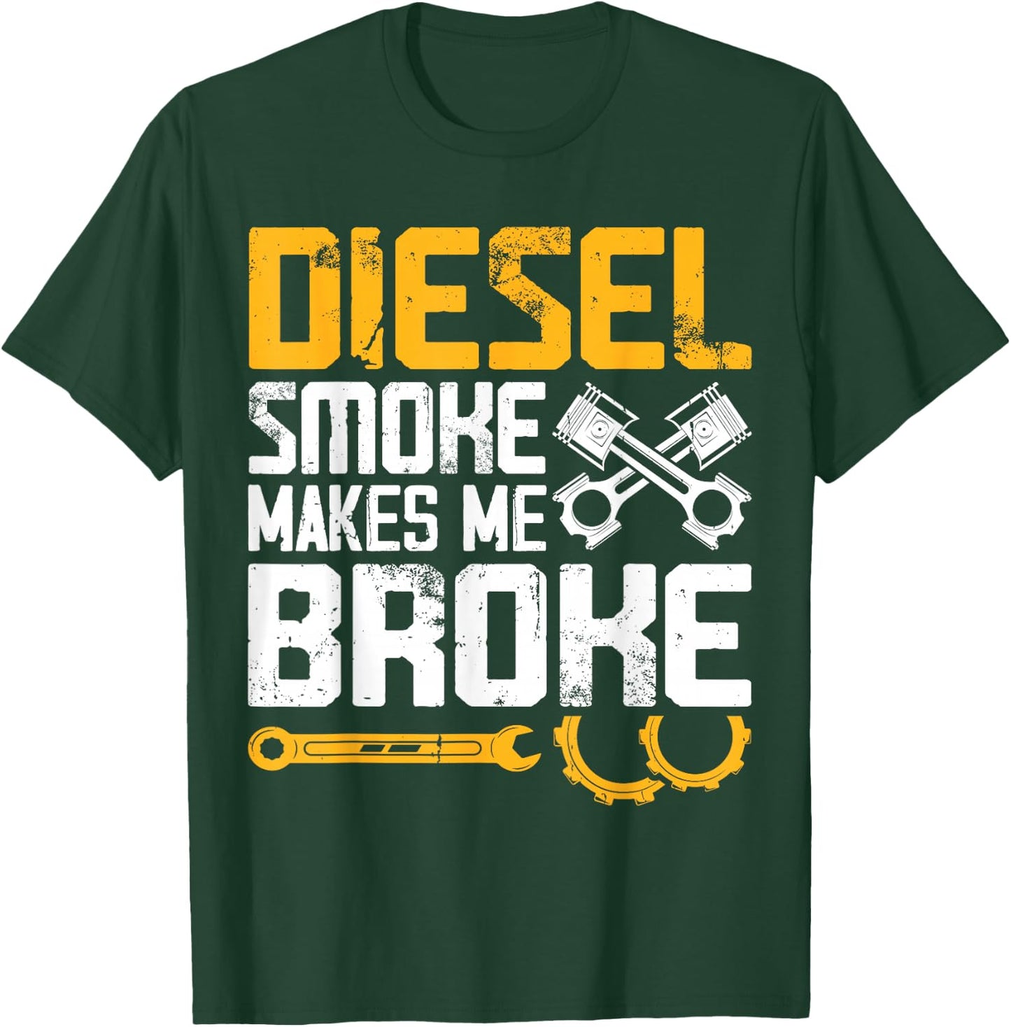 Diesel Smoke Makes Me Broke T-Shirt - T-Shirt | Forest