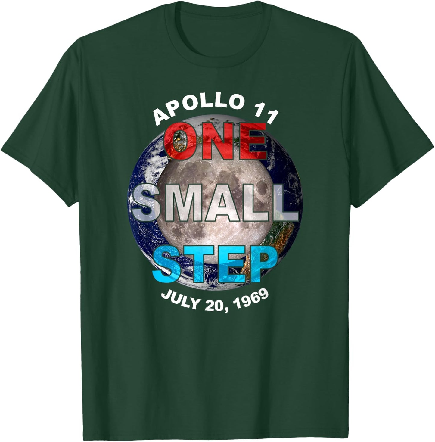 Apollo 11 50th One Small Step (3) T-Shirt - T-Shirt | Forest
