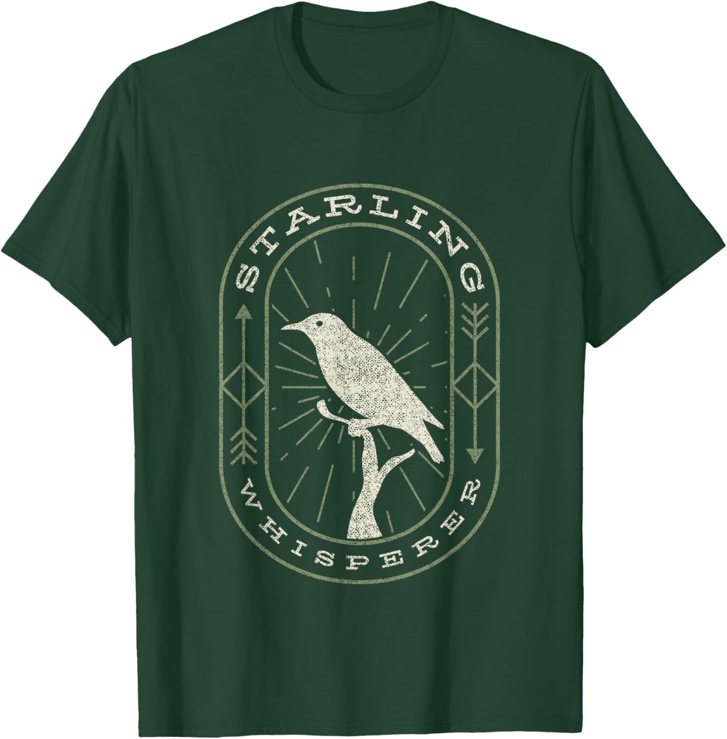 Starling Whisperer - Bird Watching T-Shirt - T-Shirt | Forest