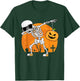 Dabbing Skeleton Funny Halloween Pumpkin Men Boys Kids T-Shirt - T-Shirt | Forest