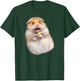 Scared Hamster Meme Kids Cute Christian Hamster Sacred Cross T-Shirt - T-Shirt | Forest