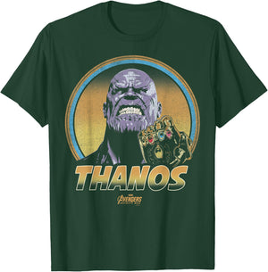 Marvel Infinity War Thanos Vintage Portrait Graphic T-Shirt - T-Shirt | Forest