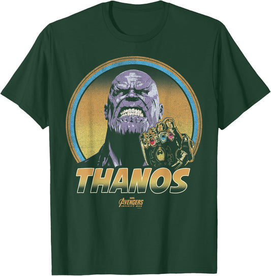 Marvel Infinity War Thanos Vintage Portrait Graphic T-Shirt - T-Shirt | Forest