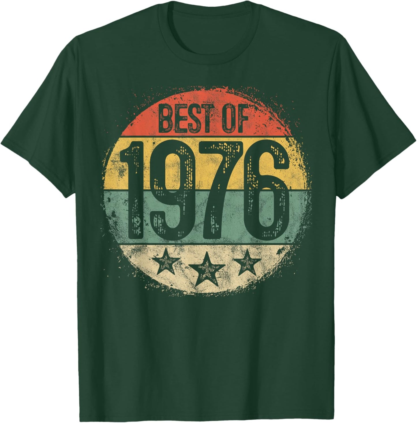 Best of 1976 Sunset 50th Birthday Gift Men Women 50 Year Old T-Shirt - T-Shirt | Forest