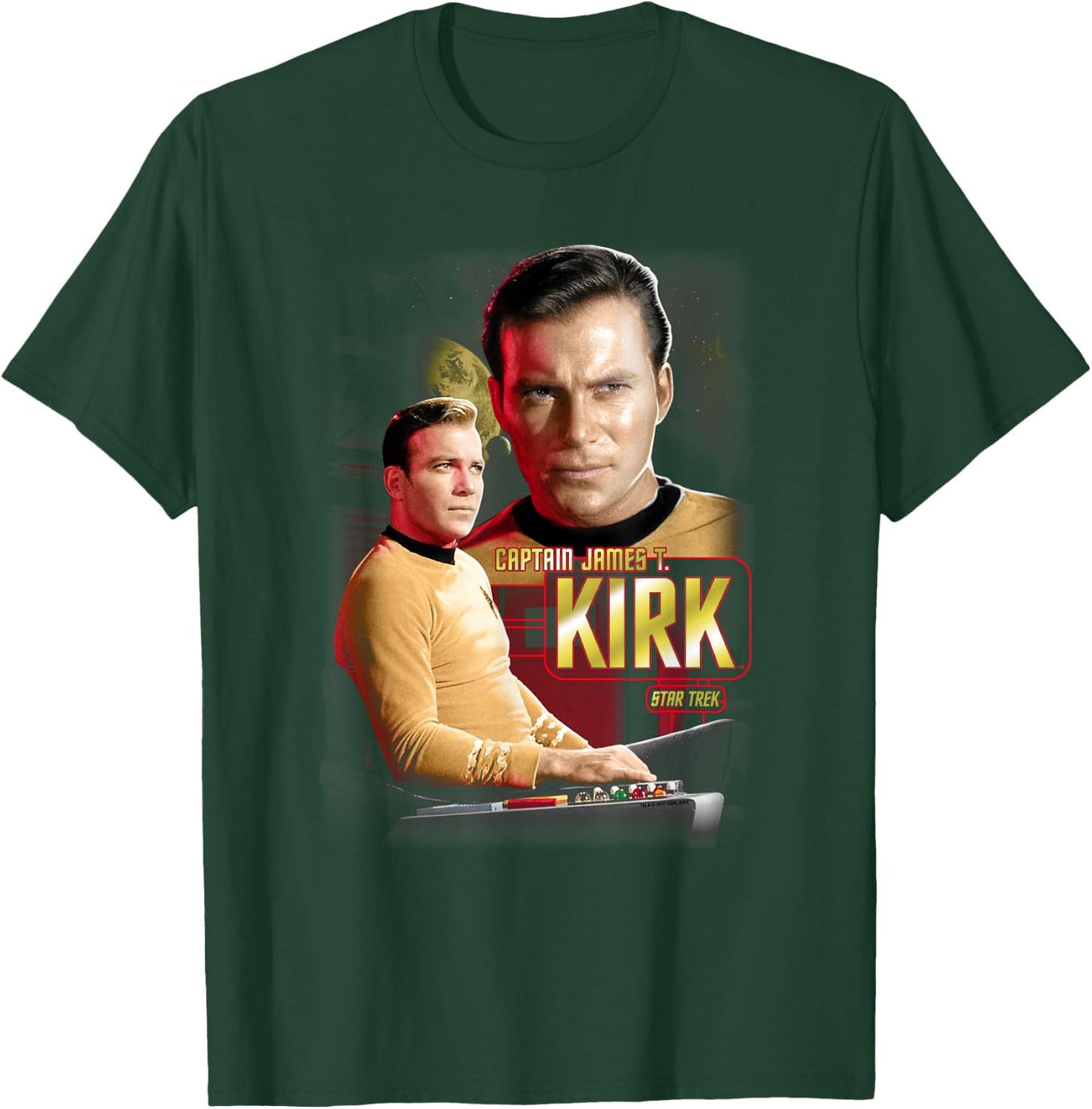 Star Trek Captain Kirk T-Shirt - T-Shirt | Forest