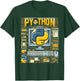 Python Dev Programming Python Programming, -Adults , Black, Small, Short Sleeve T-Shirt - T-Shirt | Forest