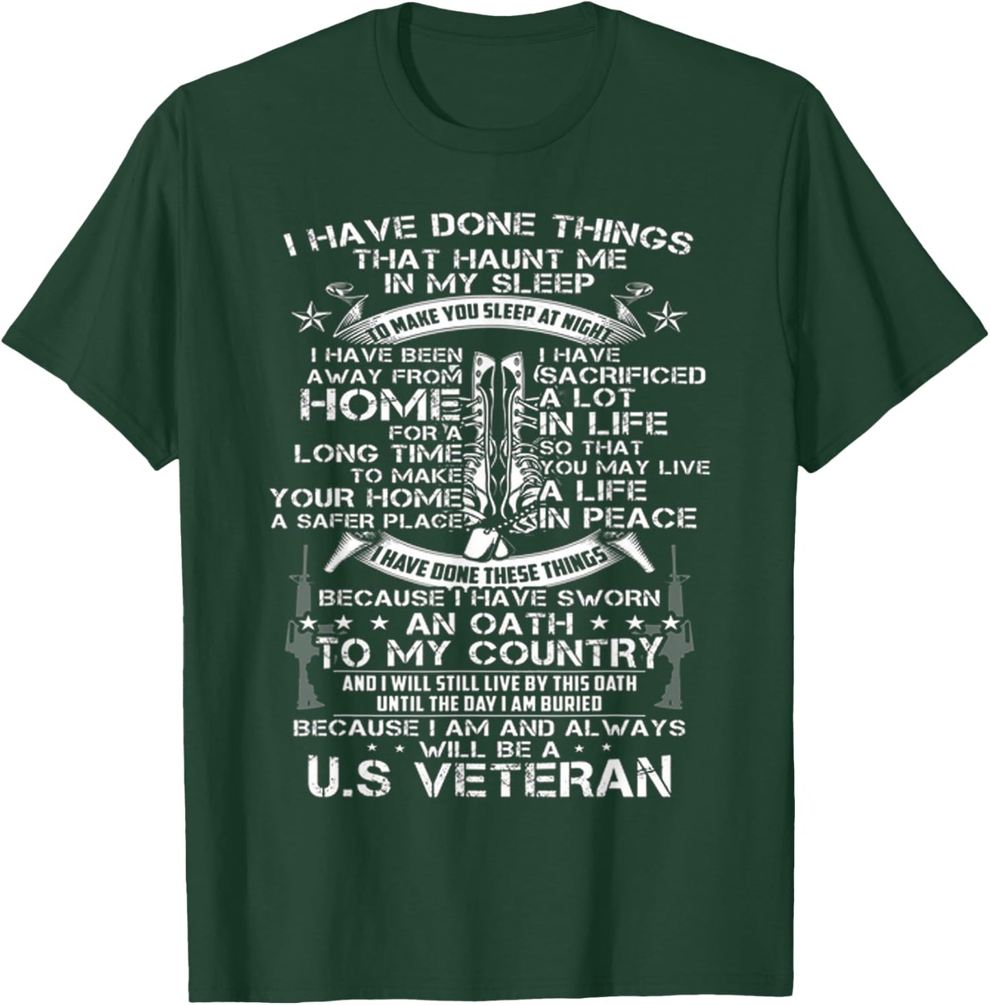 I have done things that haunt me in my sleep T-Shirt - T-Shirt | Forest