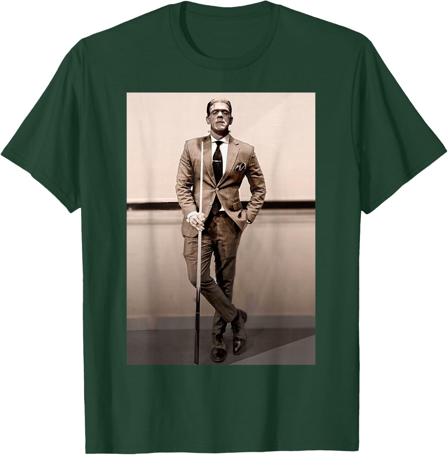 Frankenstein Dapper Frankenstein Monster In Suit Halloween T-Shirt - T-Shirt | Forest