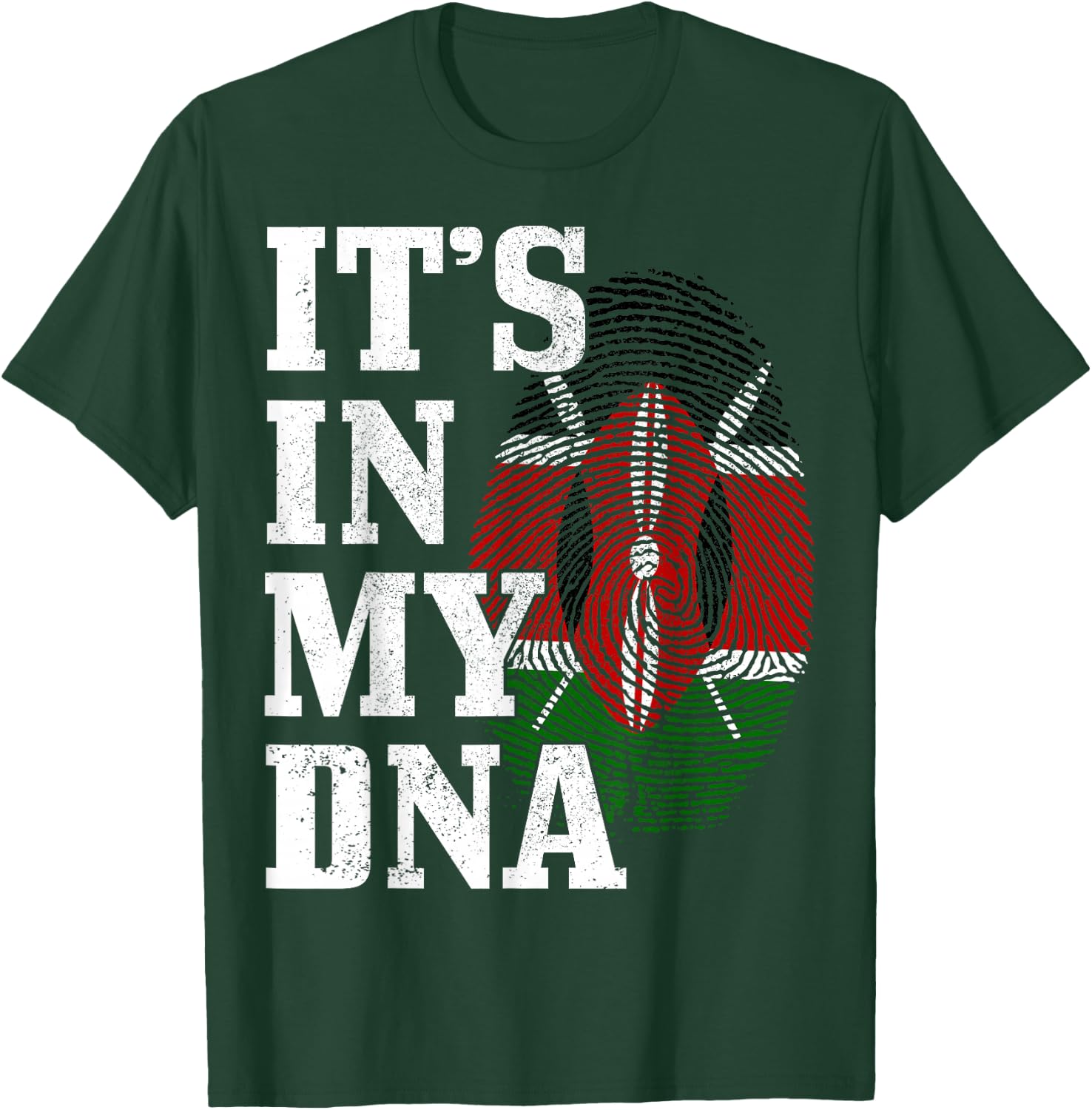 Kenya It's In My DNA Kenyan Flag Pride Roots African T-Shirt - T-Shirt | Forest