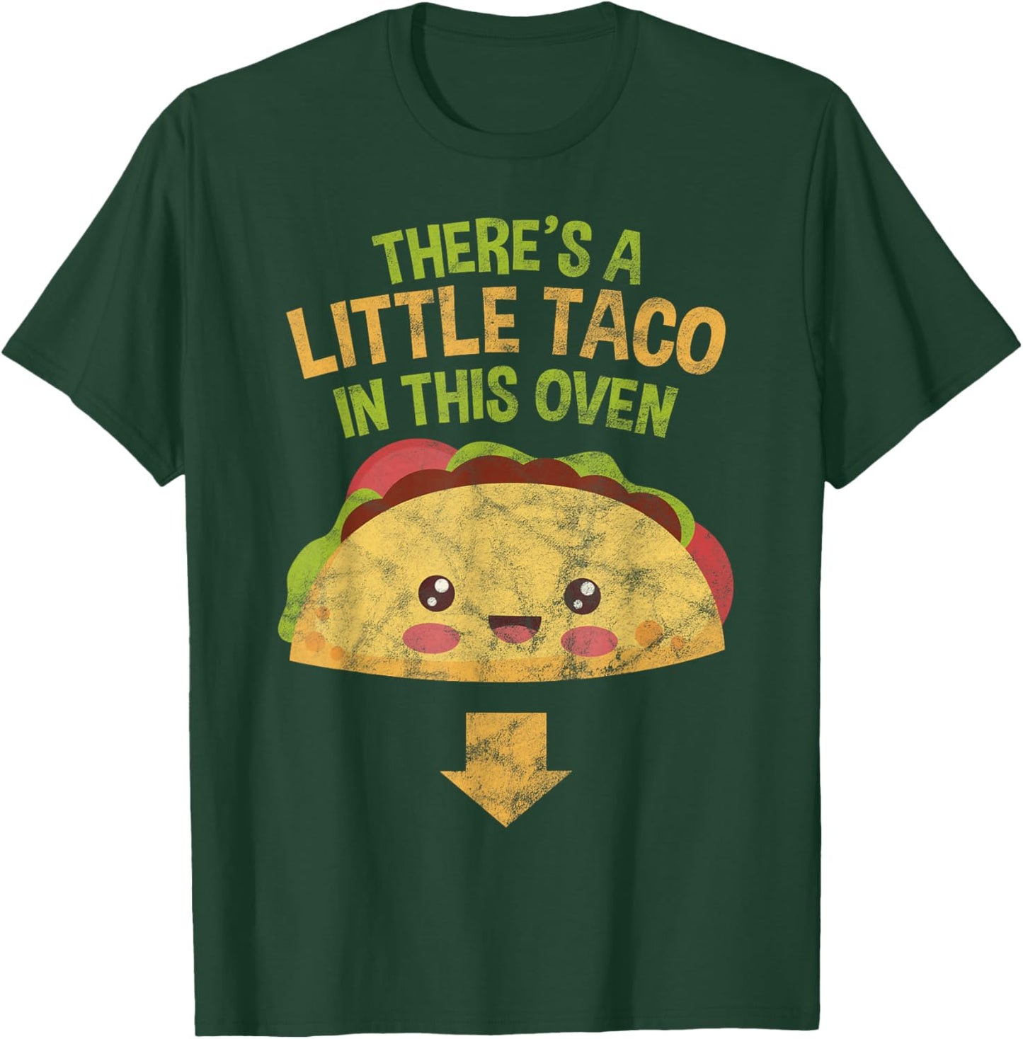 Gender Reveal Pregnancy Baby Cinco De Mayo Little Taco Gift T-Shirt - T-Shirt | Forest