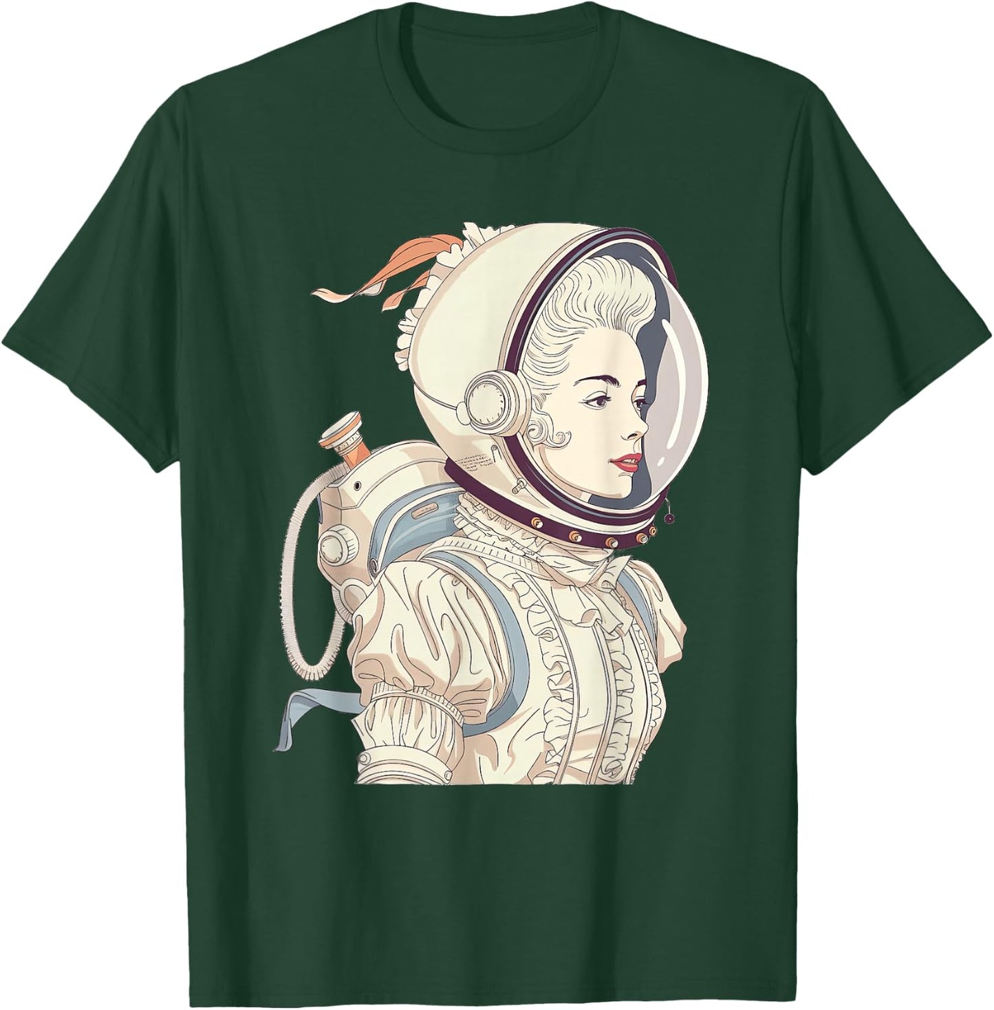 Marie Antoinette As An Astronaut T-Shirt - T-Shirt | Forest