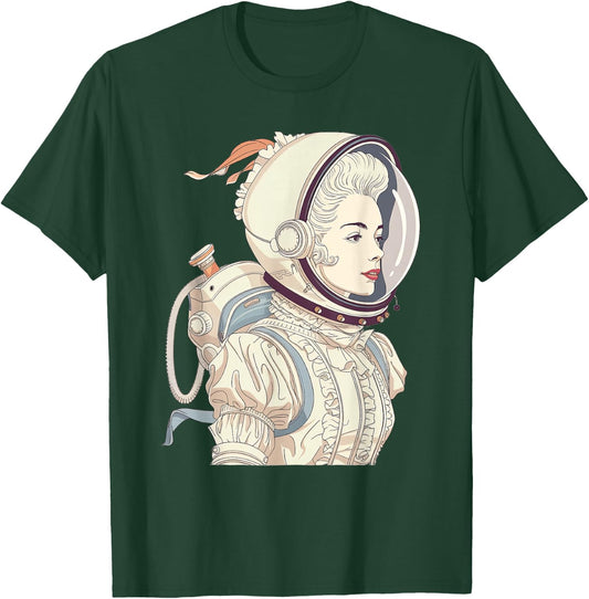 Marie Antoinette As An Astronaut T-Shirt - T-Shirt | Forest