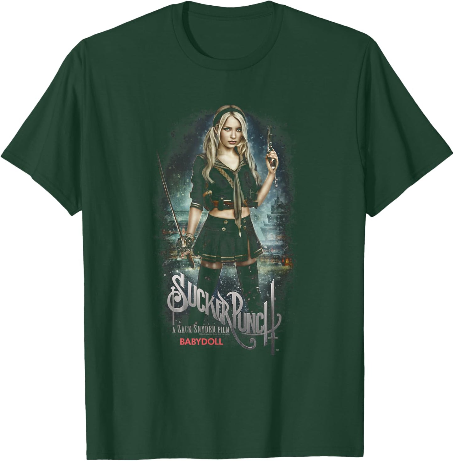 Sucker Punch Babydoll Poster T-Shirt - T-Shirt | Forest