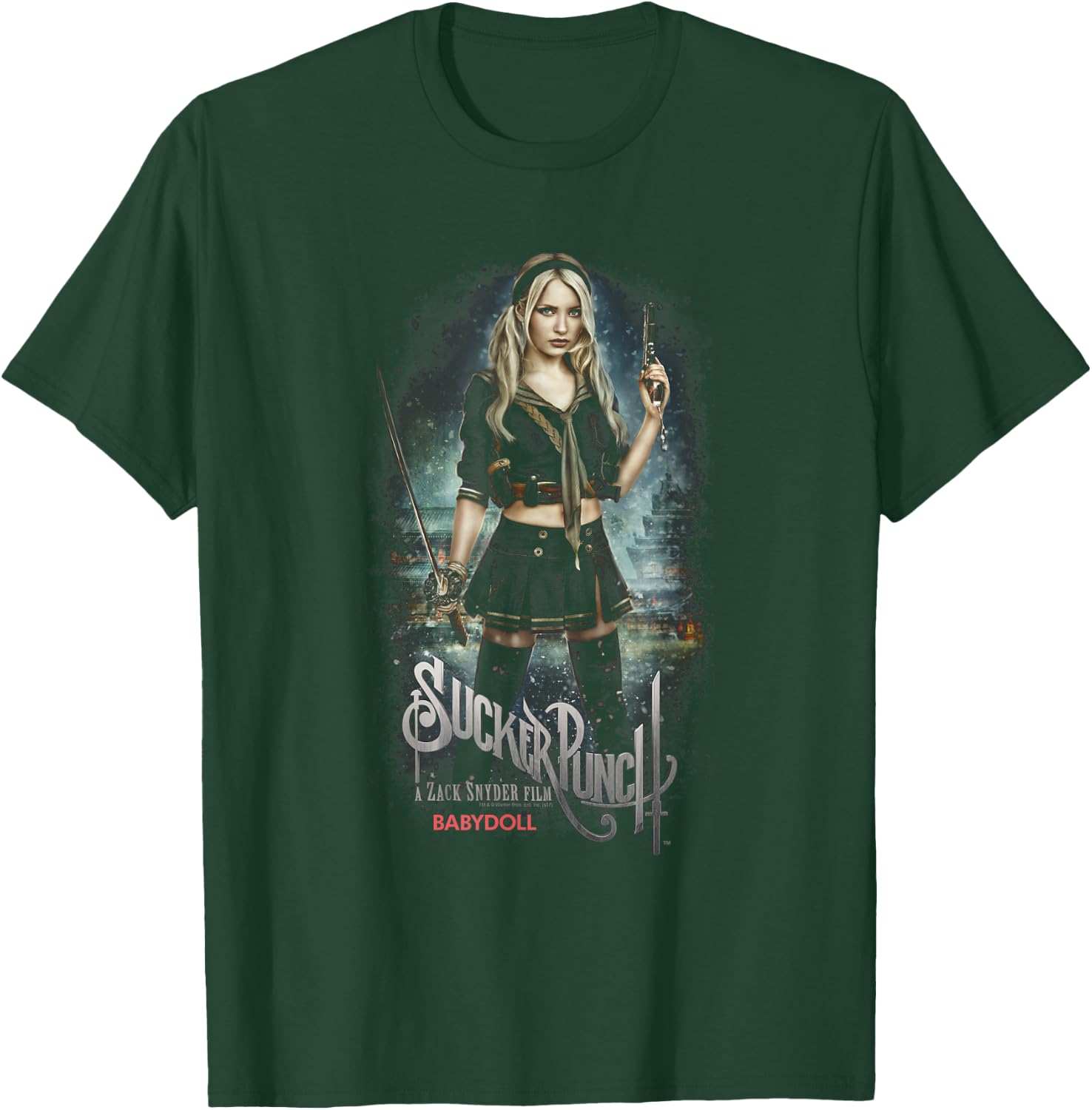 Sucker Punch Babydoll Poster T-Shirt - T-Shirt | Forest