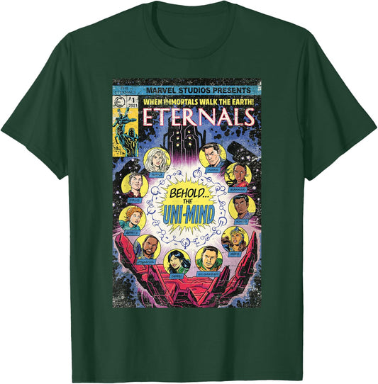 Marvel Eternals Vintage Comic Book Cover T-Shirt - T-Shirt | Forest