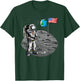 Cute Astronaut Golf US Flag Moon Funny Astronomy Golfer Gift T-Shirt - T-Shirt | Forest