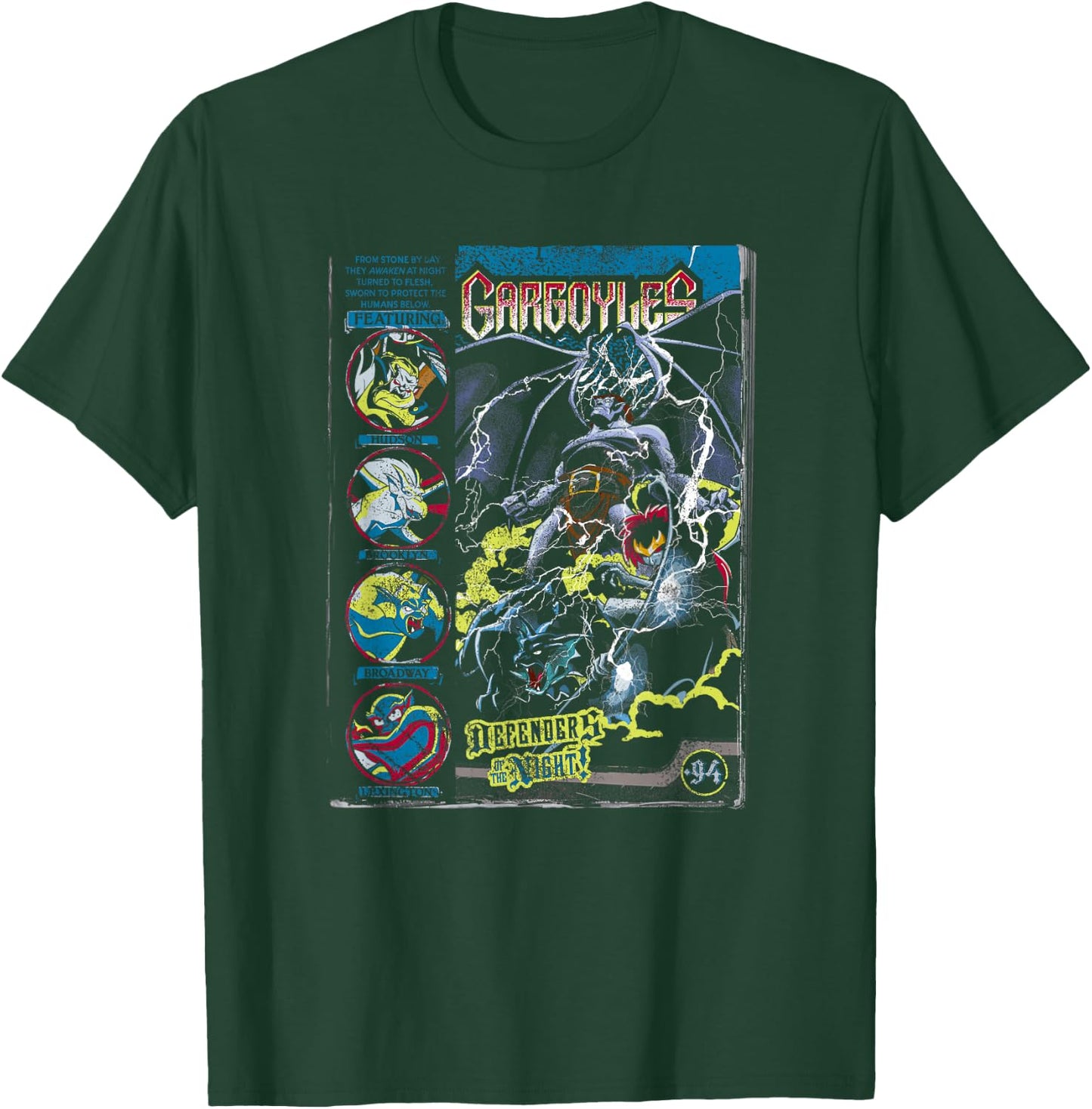 Disney Gargoyles Comic Book Cover T-Shirt - T-Shirt | Forest