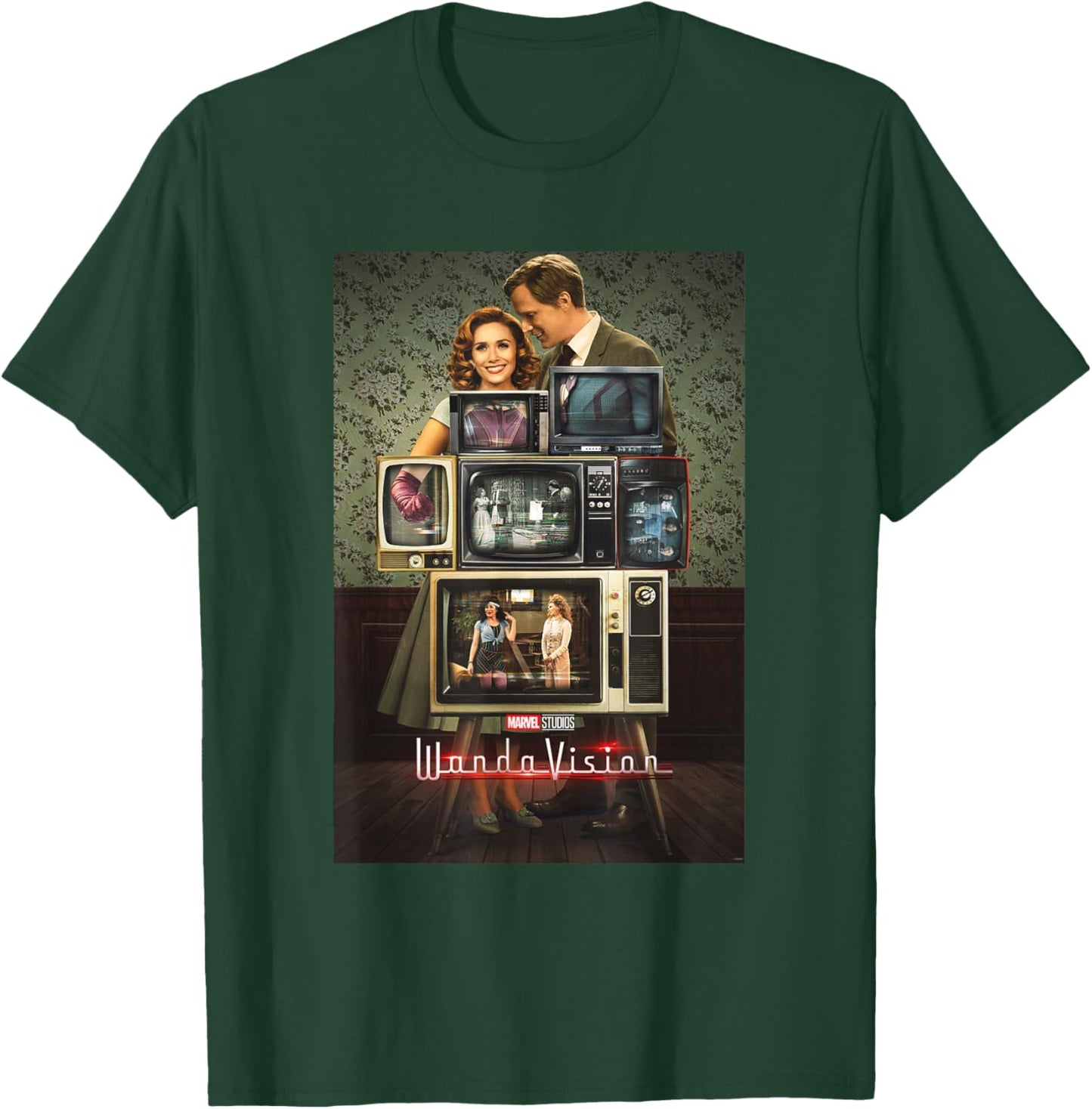 Marvel WandaVision Through The Years Poster T-Shirt - T-Shirt | Forest